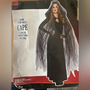 Black temptress cape